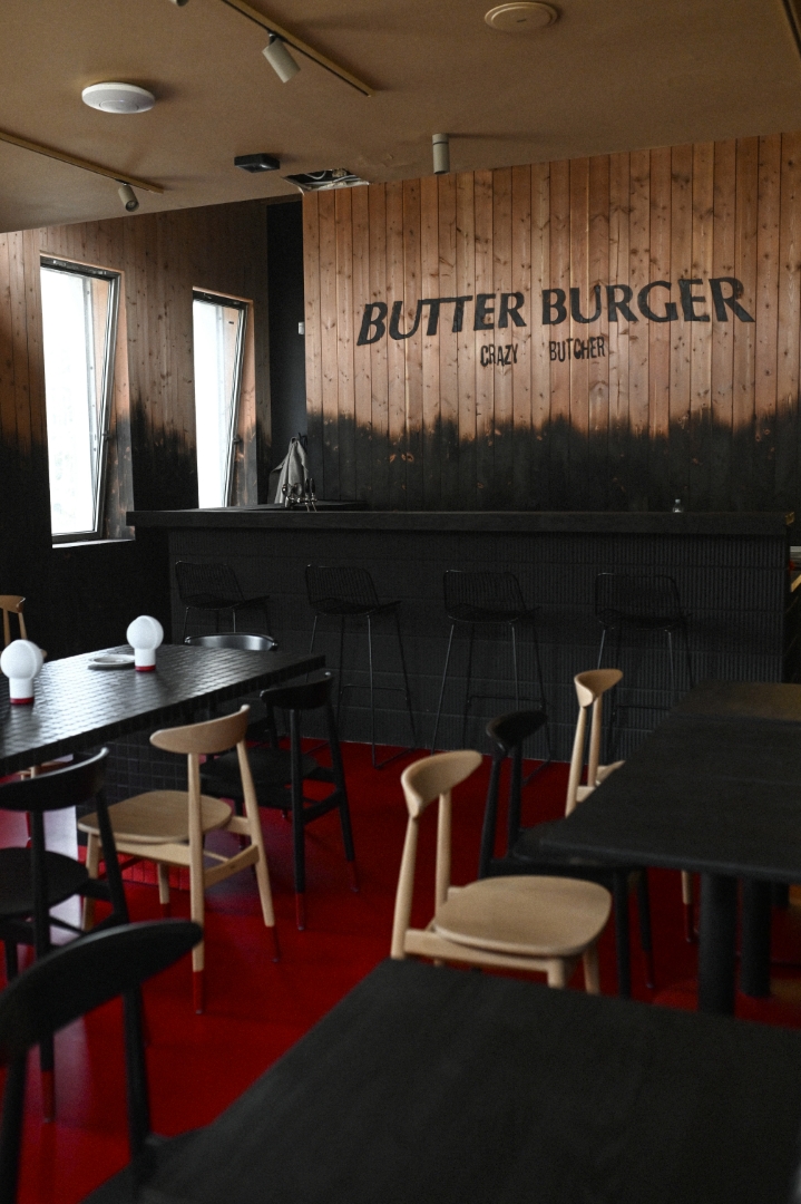 Wnętrze restauracji Butter Burger